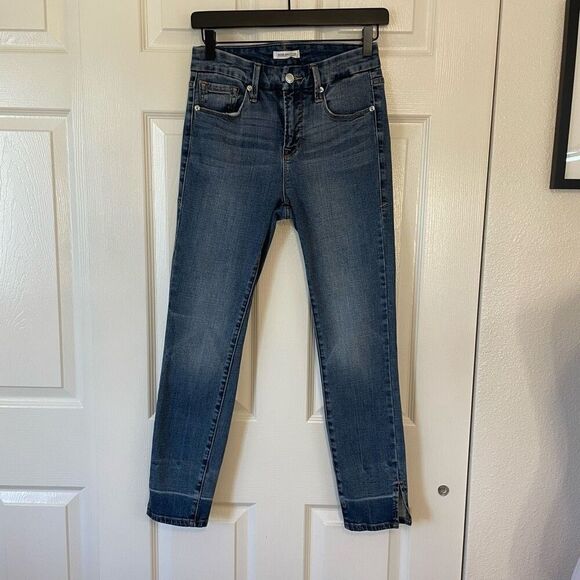 Good American Split Hem Crop Jeans Style GLCSS103T Size 2 /26 - Picture 11 of 11